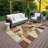 Machine Washable Indoor/Outdoor Jadiel ACN2365 Geometric Rug-1970084450