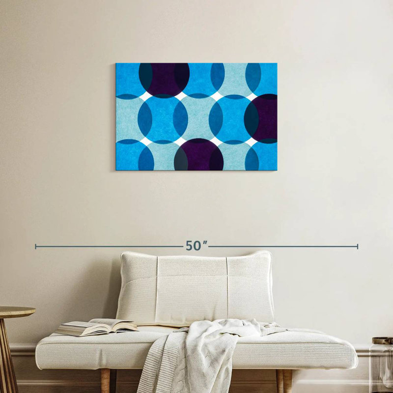 Cercle abstrait Avery, H 20 po x l 30 po