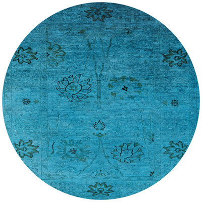Tapis vert de style oriental