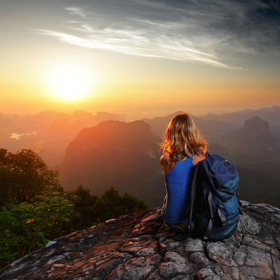 «Hiker» par Mihtiander - Photographie sur toile tendue