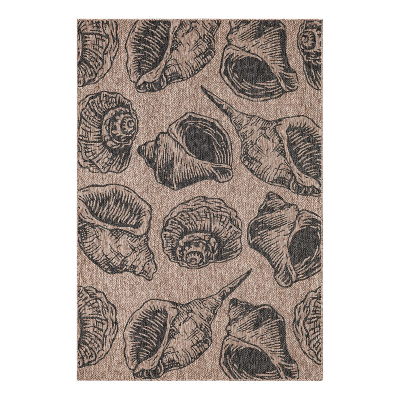 Angelys Indoor/Outdoor Area Rug, Rectangle 6'1" x 9'