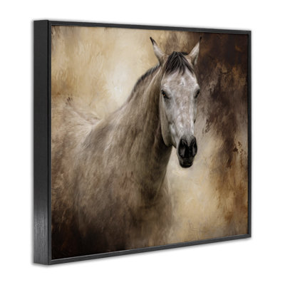 Spirit Unbridled Horse Framed Giclee, design by Kelley Parker