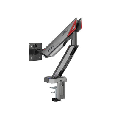 MSI MPG MT161R Monitor Mount, Matte Black/Painted Grey - MPGMT161R