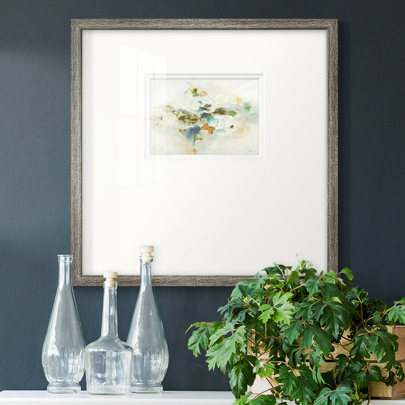 " Whimsy Of One ", 21" H x 21" W x 1.25" D, Silver Framed