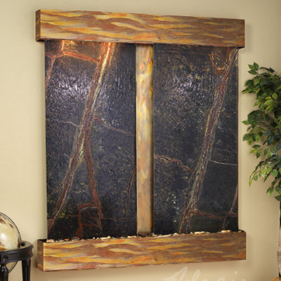 Cottonwood Falls Waterfall Fountain with Light