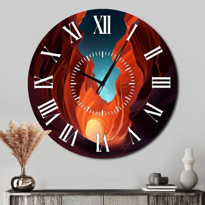 Horloge murale Magical Lower Canyon II - Canyon & Desert