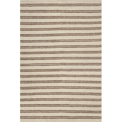 Venit Hand-Hooked Striped Farmhouse Rug