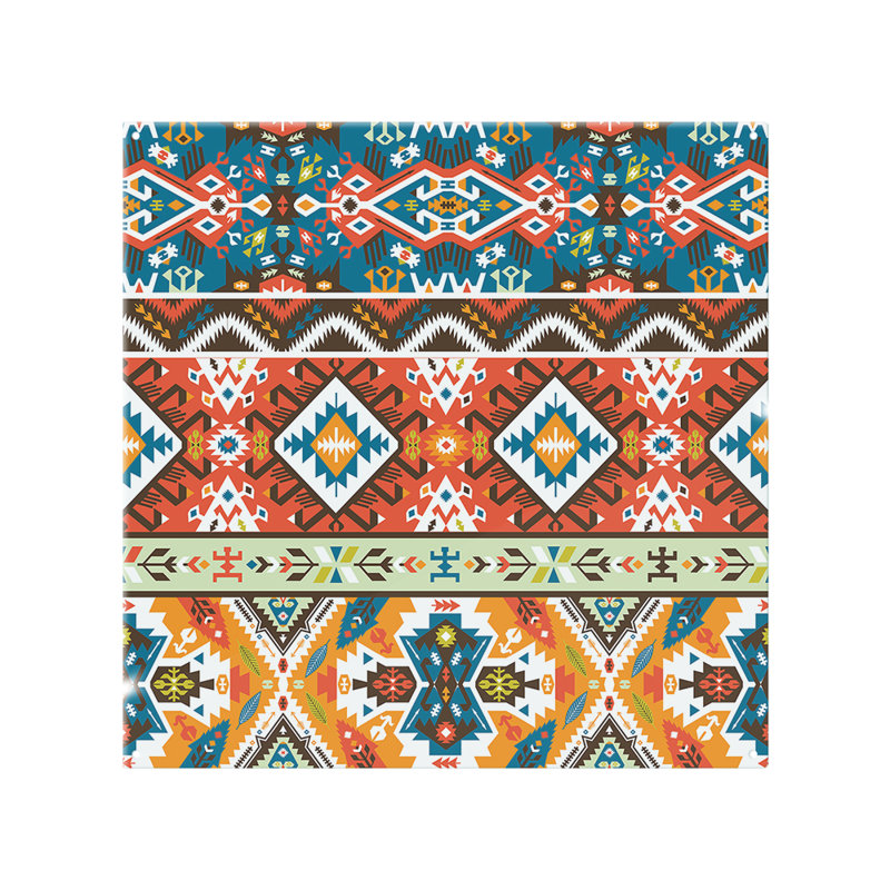 Pattern In Tribal Style Splash Back, 60cm L x 60cm W