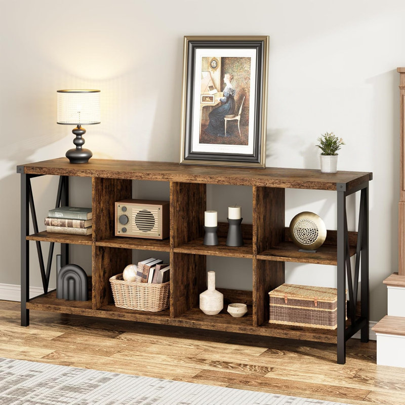 76.96cm H x 157.99cm W Metal Bookcase