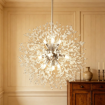 Lustre sphérique spoutnik à 8 lumières Wallin