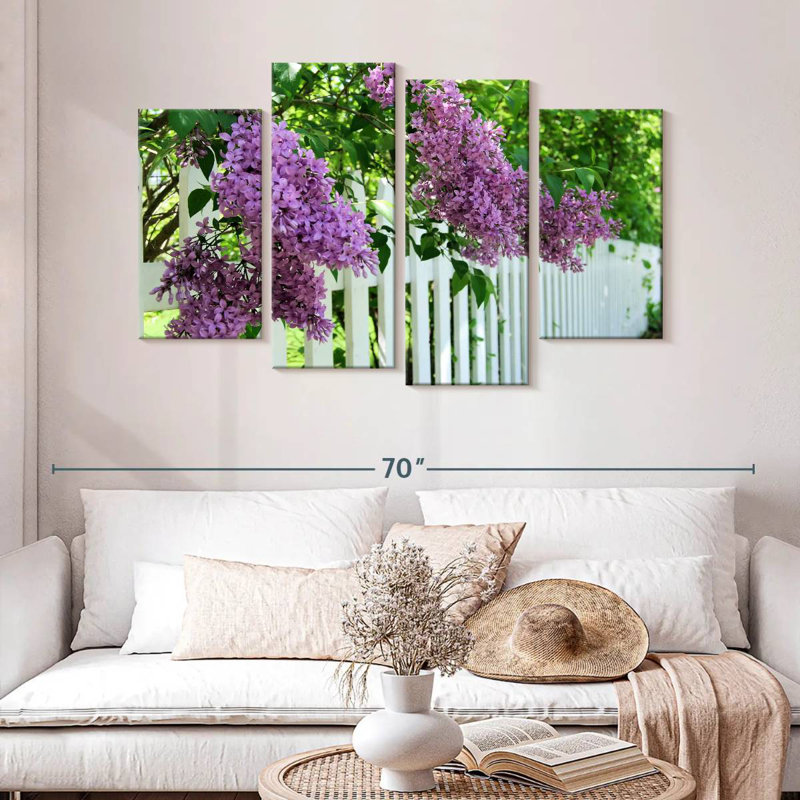 Clôture Harnek lilas, H 32 po x l 52 po