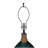 D16x28.5" Glass Table Lamp