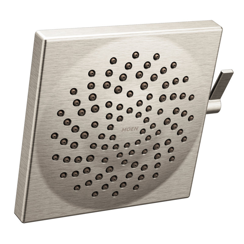 Velocity Fixed Shower Head with Immersion, Brushed Nickel