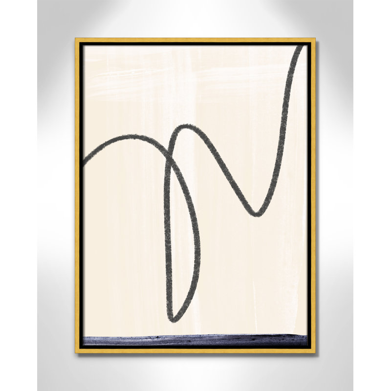 «Flottant» - «Floater Frame», reproduction d'art sur toile, H 25,5 po x l 19,5 po x P 2 po, Toile dorée