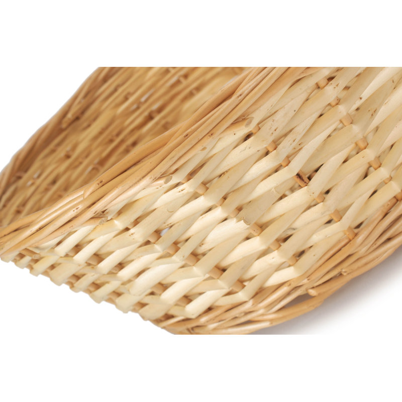 Foraker Wicker Tapered Storage Tray Basket