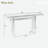 Elegant Console Table With Geometric Silhouette-406415299