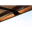Pergola extérieure en métal de 3 m x 3,6 m avec toit, pour patio, terrasse, jardin - Robuste et résistante aux égratignures