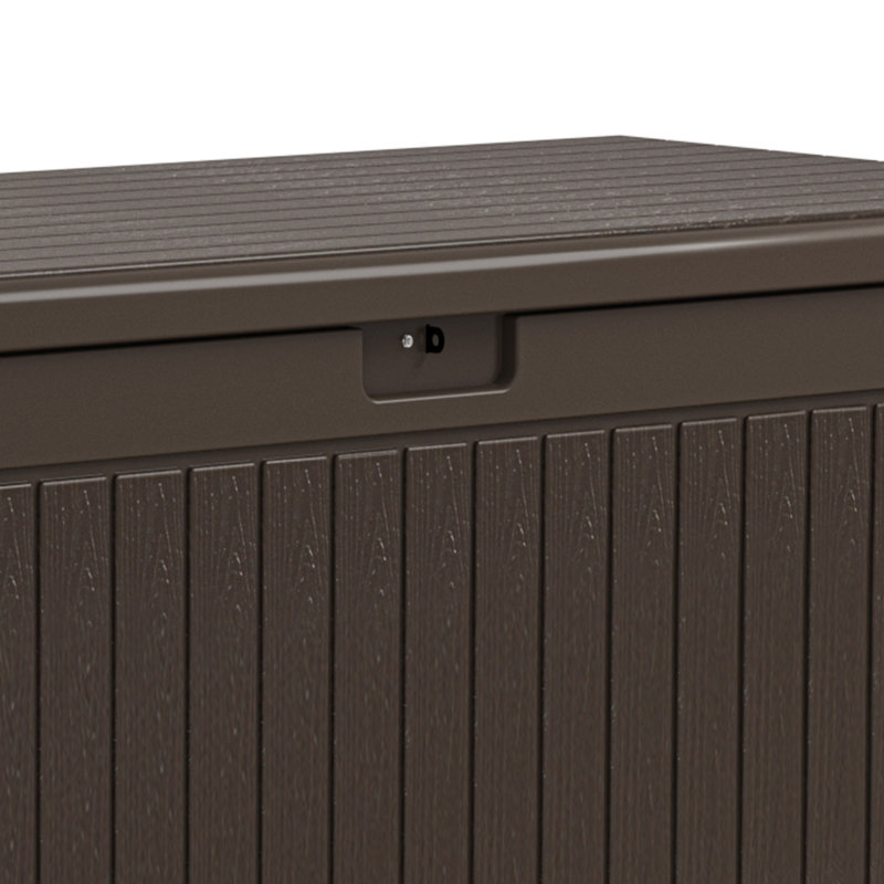 270 Gallon Resin Outdoor Storage Box, Brown