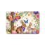 Paire de lapins avec tapis de bain floral croisé, 24 x 36 po, antidérapant, vestibule et salon