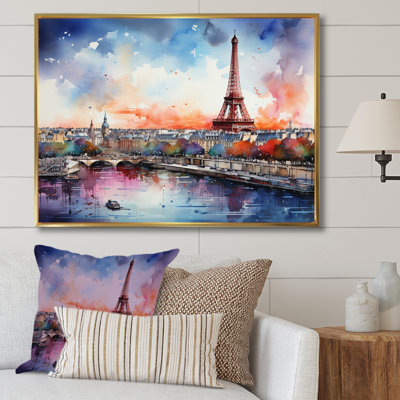 " Paris Cityscape Eiffel Tower In Spring I "