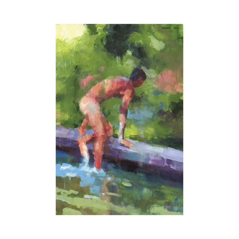 Summertime by Douglas Simonson - Wrapped Canvas Painting, 20.32 cm H x 30.48 cm W