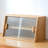 Modern Bamboo Kitchen Sideboard With Adjustable Shelves - Stylish Storage For Home Bar