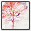 «Bird in Red Tree», reproduction d'art sur toile tendue à l'aquarelle-785799192-785799194