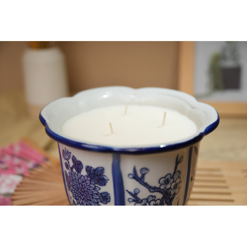 Bougie en céramique 7 po (28,5 oz) - Gardenia Blossom