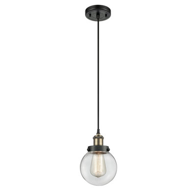 Luminaire suspendu simple à 1 lumière Frederick