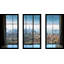 New York City Window - Ensemble de 3 photos encadrées-1552336263