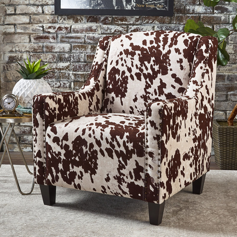 Fauteuil club en velours 29,25 po Burton