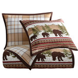 Bear Trail Cotton Twill Quilt Set
