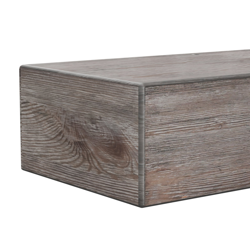 Fireplace Mantel, 60", Gray