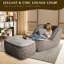 Pouf de 107 cm