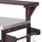 Kitchen Island with Raised Shelf-1611059861