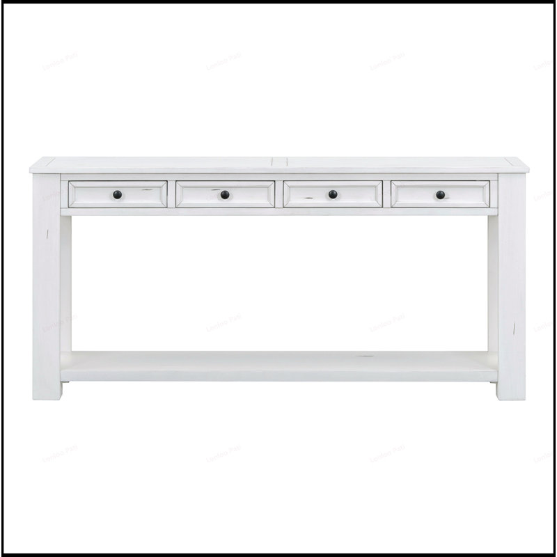 Charmante console rustique avec rangement abondant et design élégant pour une décoration et une organisation améliorées