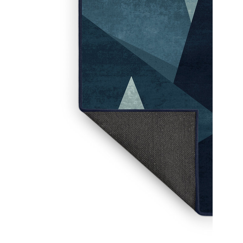 Tapis gris moelleux doux et moelleux Défino, 8 x 10