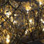 Gold Glitter Reindeer With LED Lights