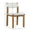 Chaise d'extérieur en teck Elvia, blanc