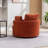 Kavonta Upholstered Slipcovered Swivel Barrel Chair with Ottoman-90074955