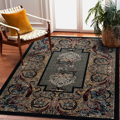Yosef Oriental Wool Area Rug