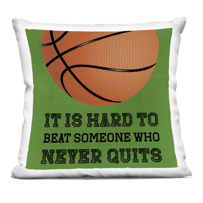Stupell Industries Whether You Get Back Up Decorative Printed Throw Pillow, Design By Marcus Prime In Green Someone Who Never Quits