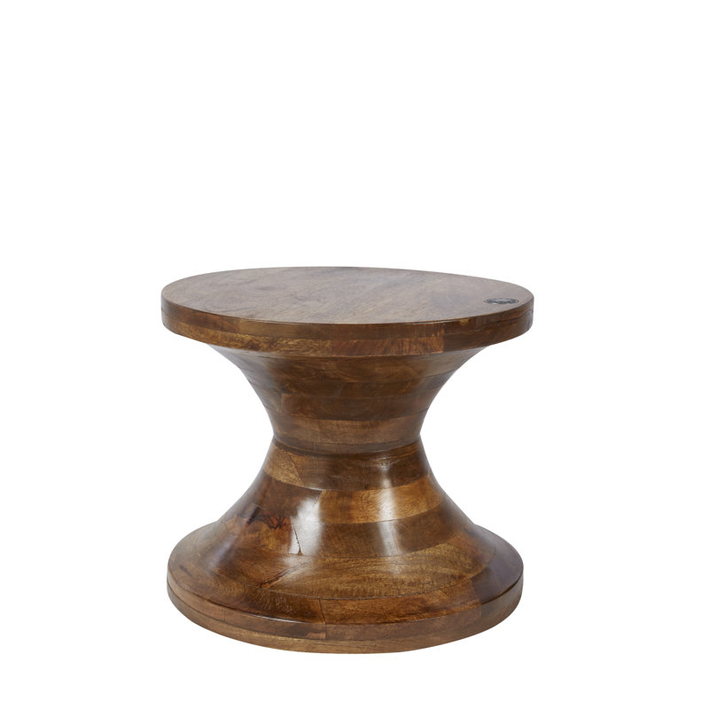 Solid + Manufactured Wood Accent Stool