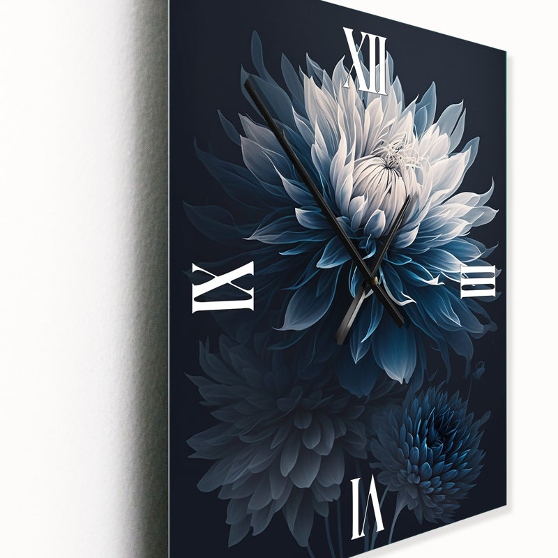 Jamine - Horloge murale fleurie, H 40 po x l 30 po x P 1 po