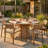 Maddox Dining Table Warm Travertine Concrete Roman Column Design Indoor Outdoor Modern Luxury Table