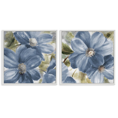 Floral Walk in Beauty 2pc Framed Giclee Set, design by Lanie Loreth