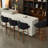 Swivel Bar Stool With Curved Wood Legs, Upholstered Tufted Back, And Nailhead Trim-588767977-588767972