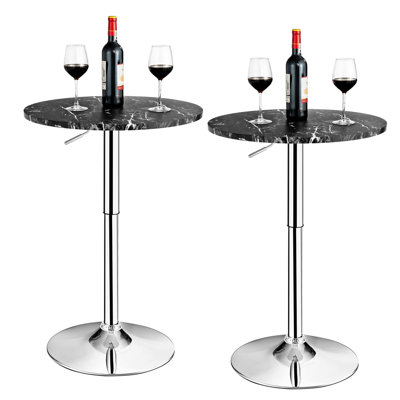 Round Metal Base Dining Table