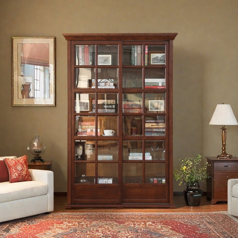 Bibliothèque classique de style américain