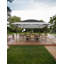 Heavy Duty Portable Canopy Canopy Tent - 13x13ft Outdoor Double Roof Sun Shelter - Quick Setup, Water-Resistant, Mosquito Netting, Ideal for Patio, Deck, Lawn, Garden - Dark Gray + Light Gray